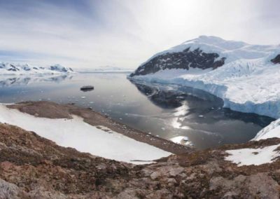 Neko Harbor Inham in Antarctica